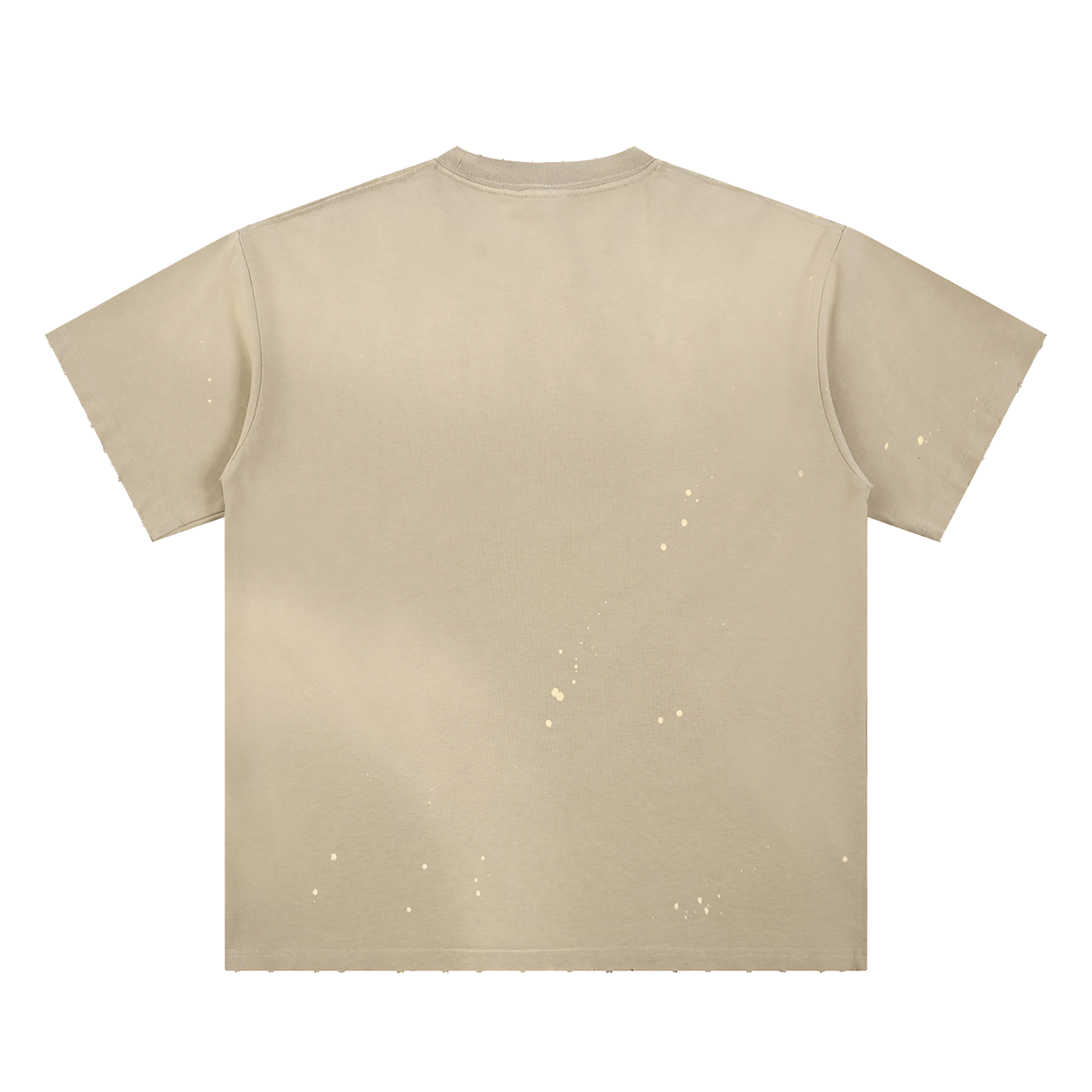 RM Hand-Frayed Sunfade Paint Splatter T-Shirt
