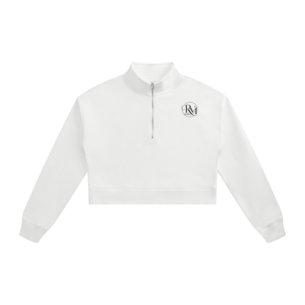 RM Crop Quarter-Zip Sweatshirt