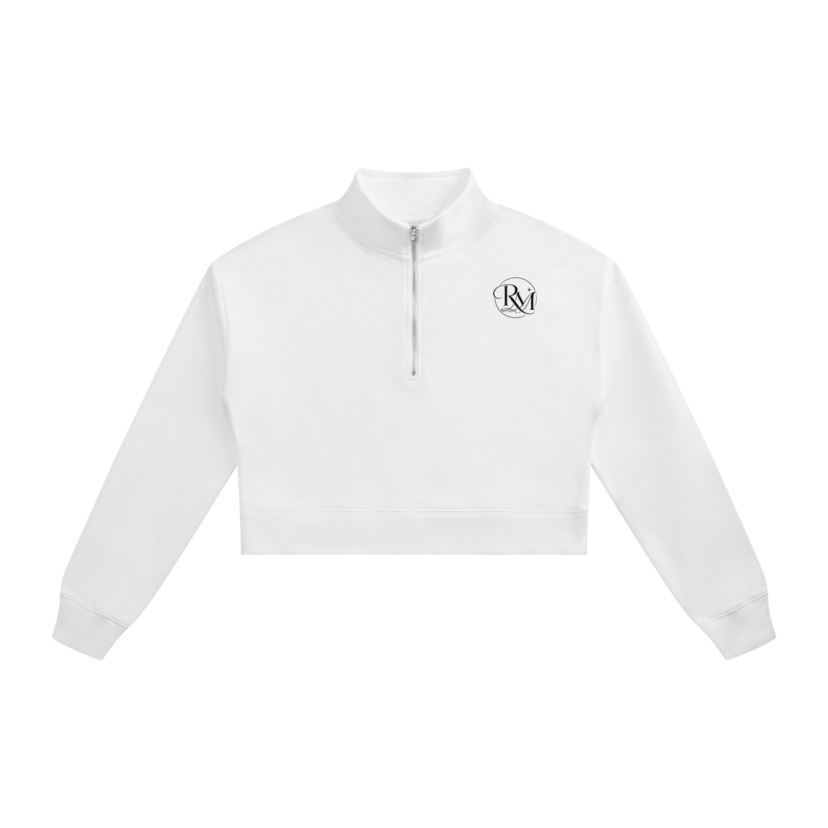 RM Crop Quarter-Zip Sweatshirt