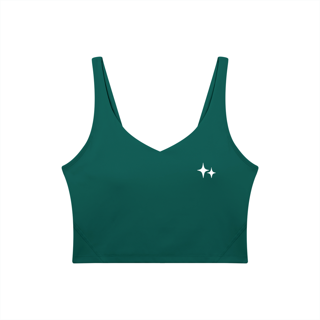 Women's V-Neck Yoga Sports Bra