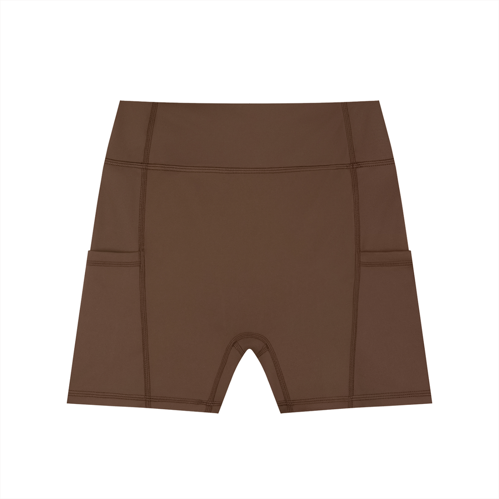 RM Women's High-Waisted Pocket Biker Shorts