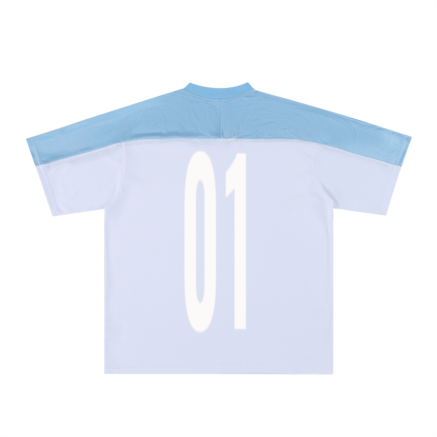 Oversized Mesh V-Neck Soccer Jersey