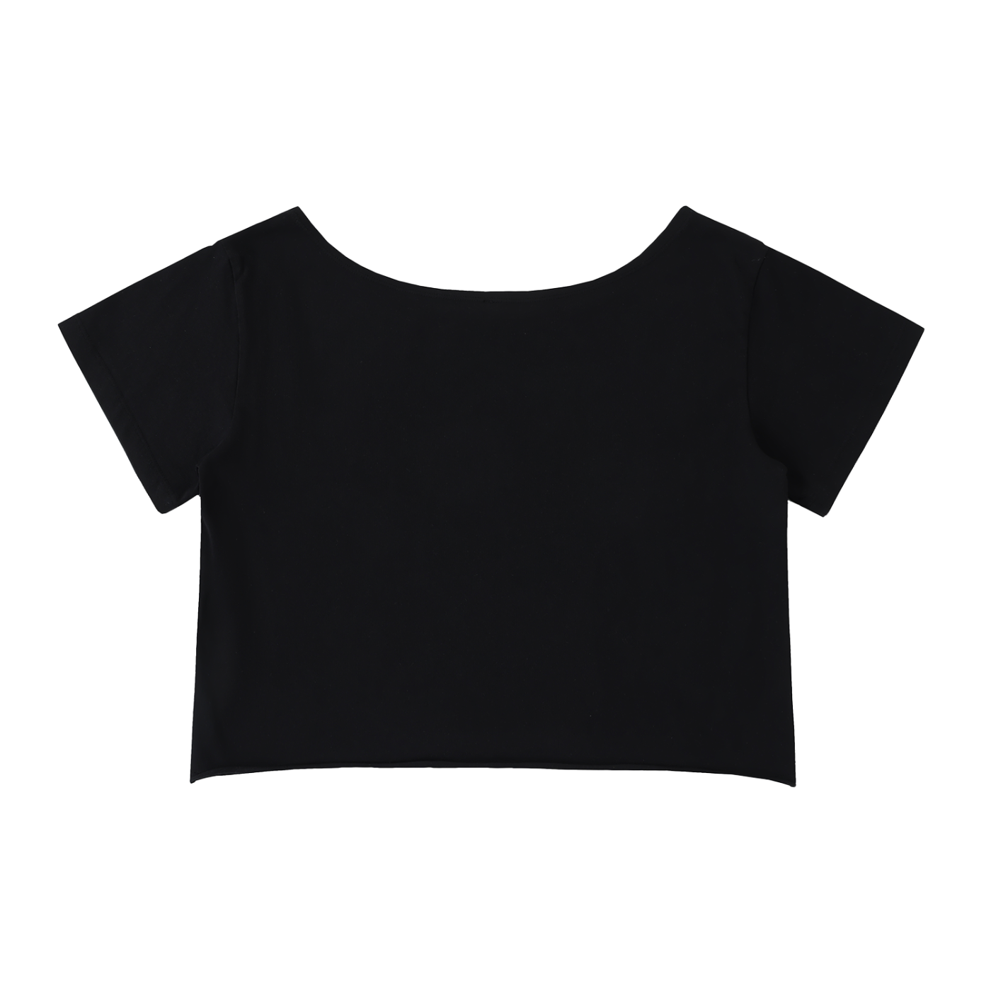 Domi Off-Shoulder Rolled Hem Cotton T-Shirt