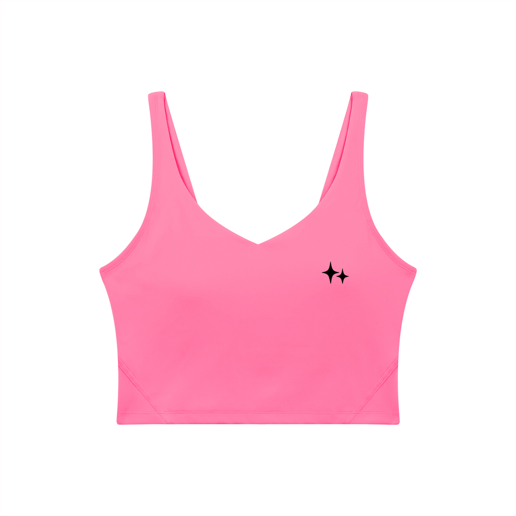Women's V-Neck Yoga Sports Bra