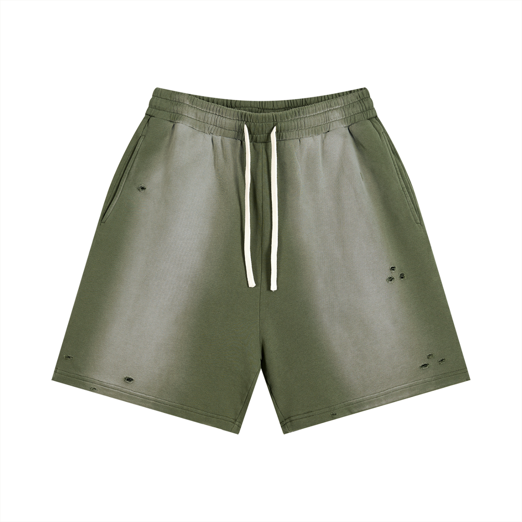 RM Sun Fade Distressed Shorts