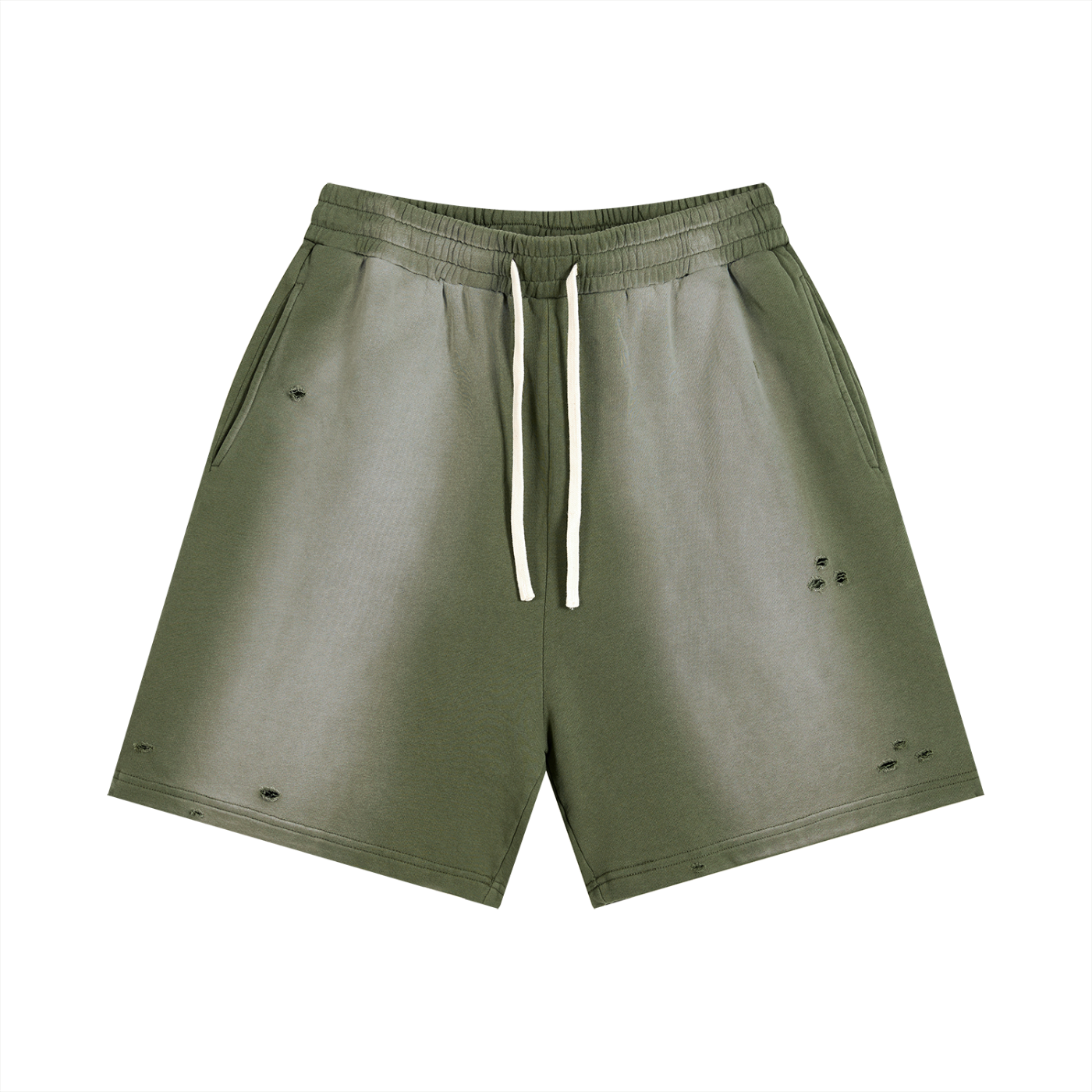 RM Sun Fade Distressed Shorts