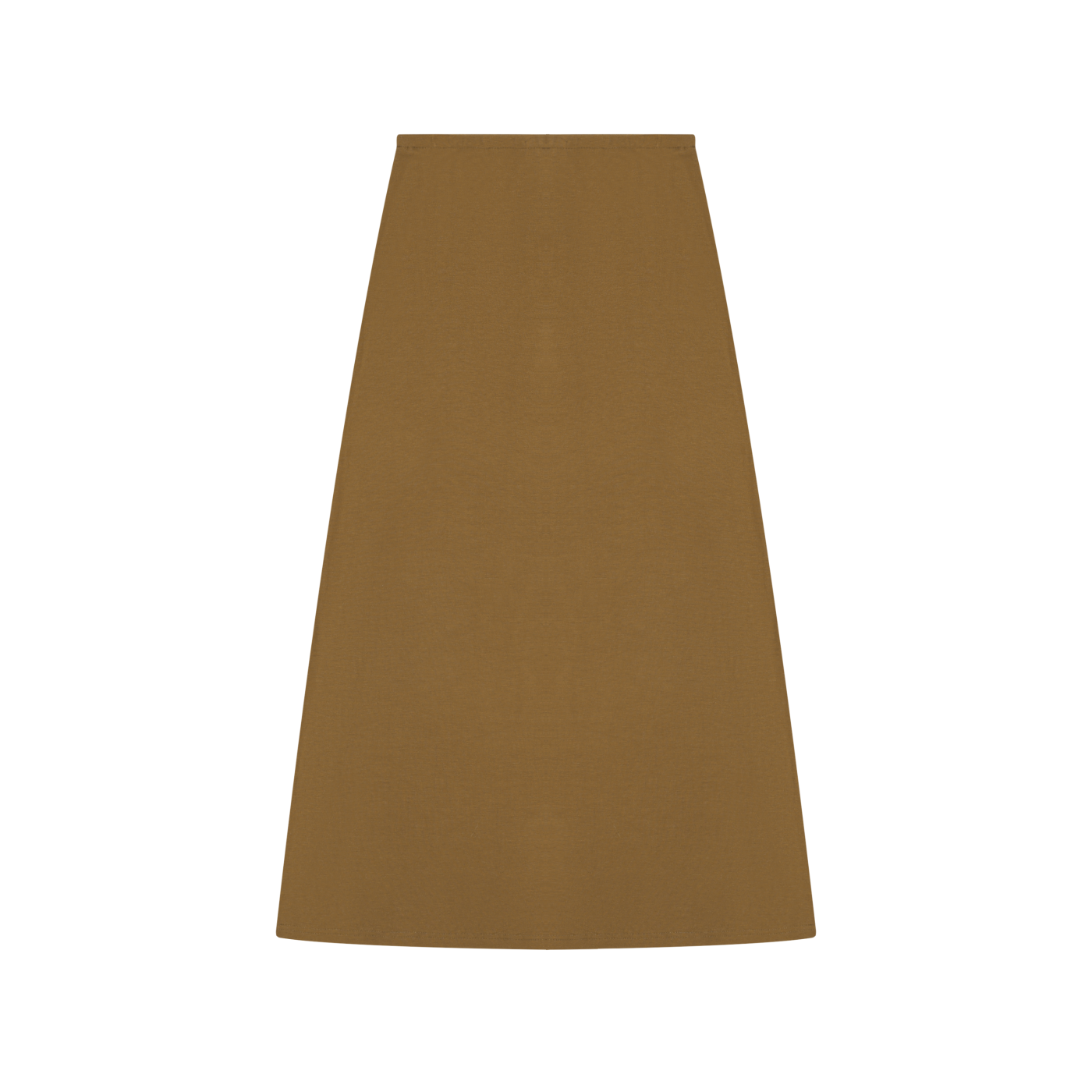 Solid Color Knit Maxi Skirt