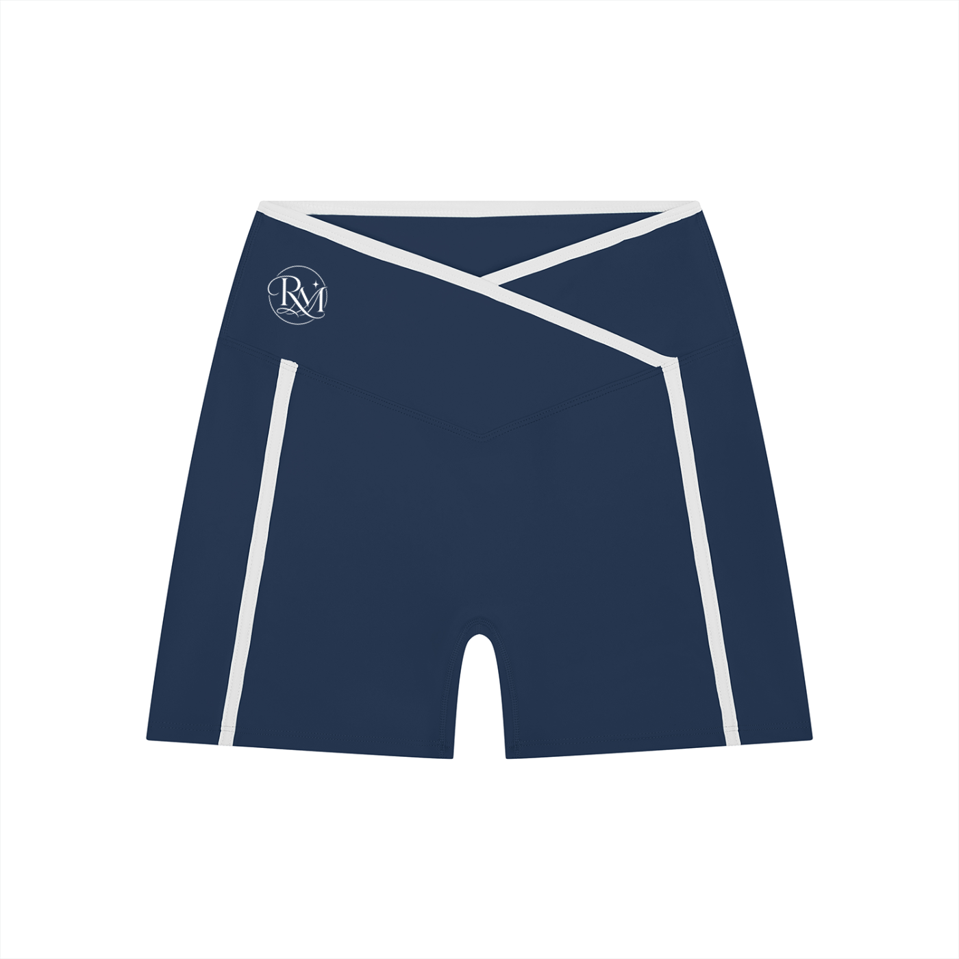 RM High Rise Color Block Shorts