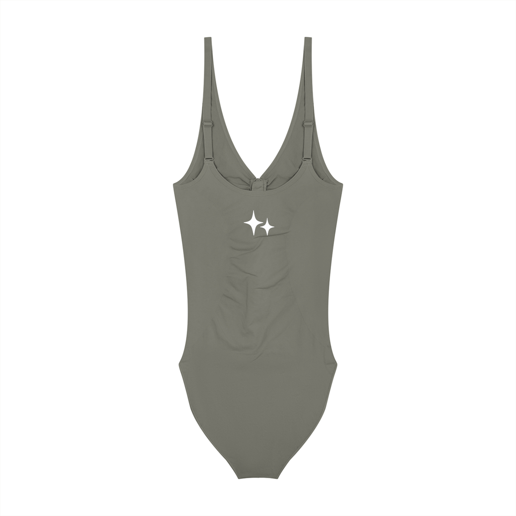 RM Full-Zip Ruched Bodysuit