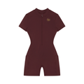 RM Women's Quarter-Zip Short Sleeve Romper