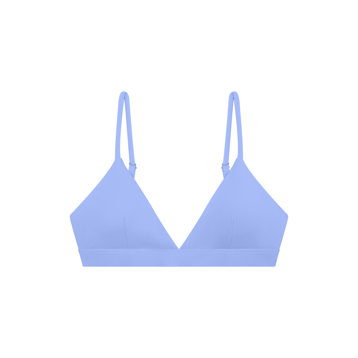 Cropped V-Neck Sports Bra