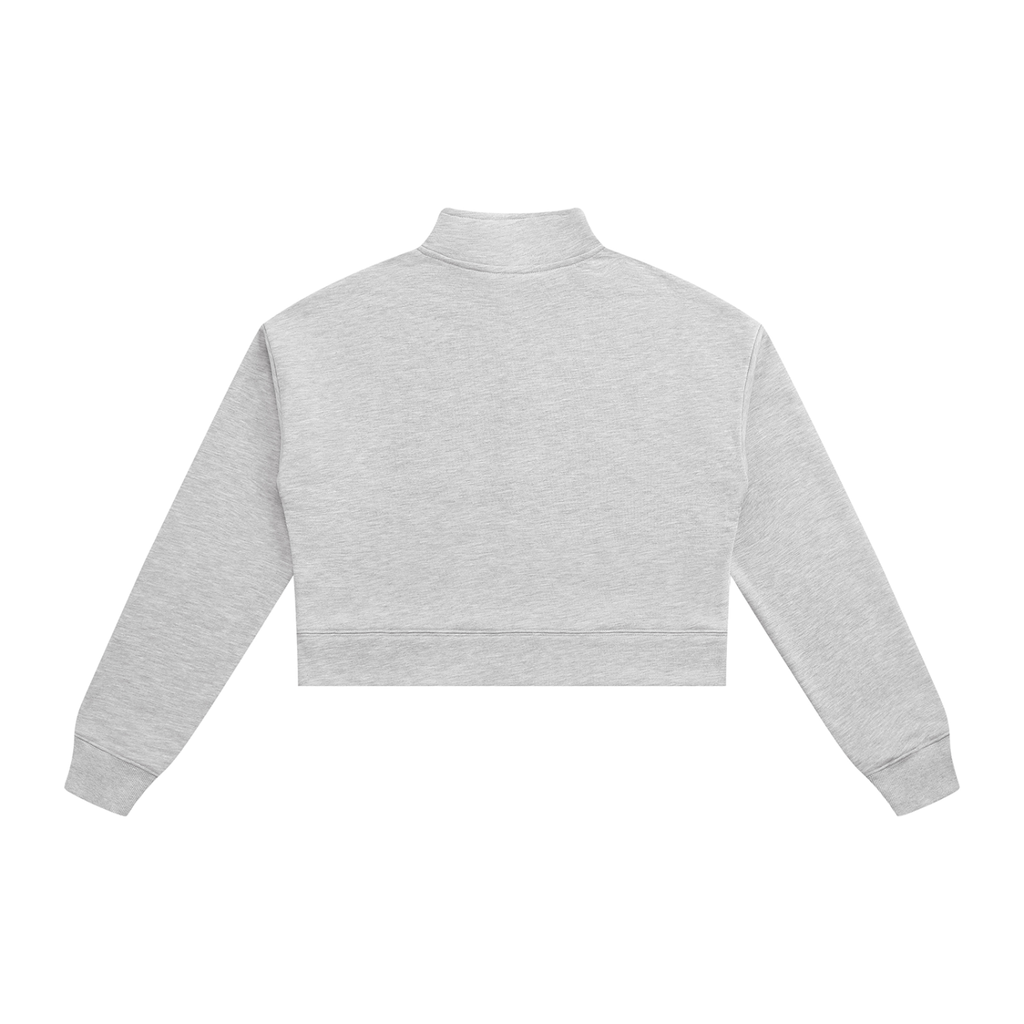 RM Crop Quarter-Zip Sweatshirt
