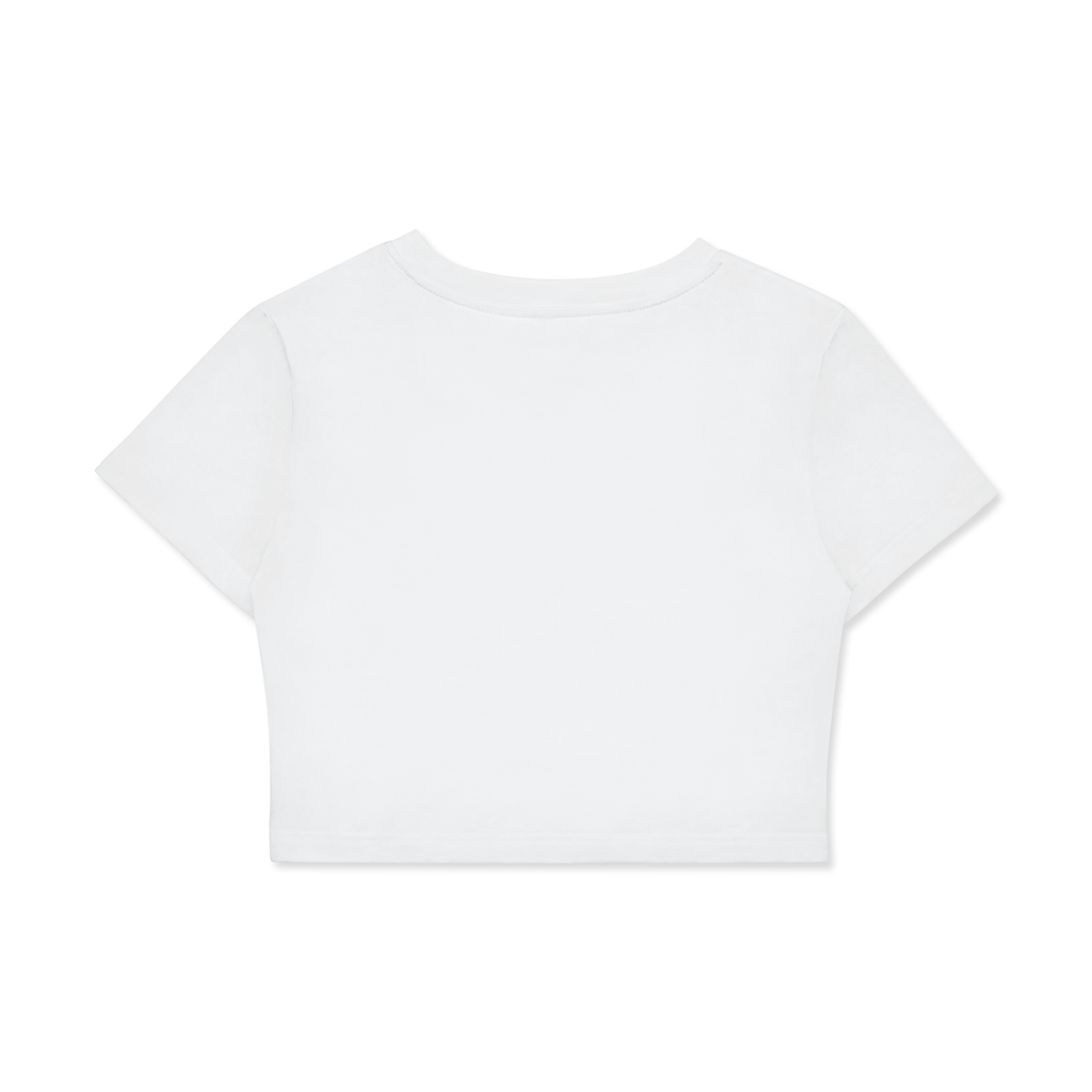 Domi Fitted Crop Cotton T-Shirt